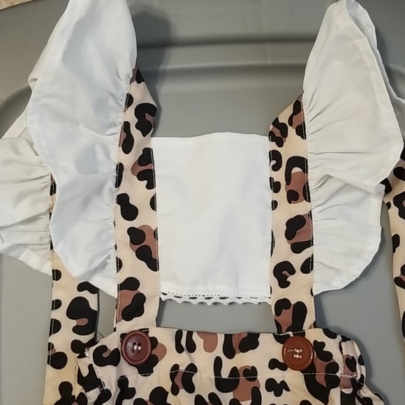 12 month Leopard Print romper NEW - Picture 3 of 3
